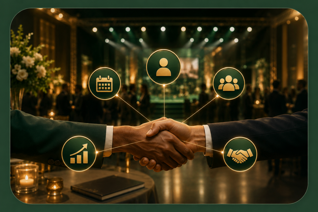 planeje eventos oportunidades